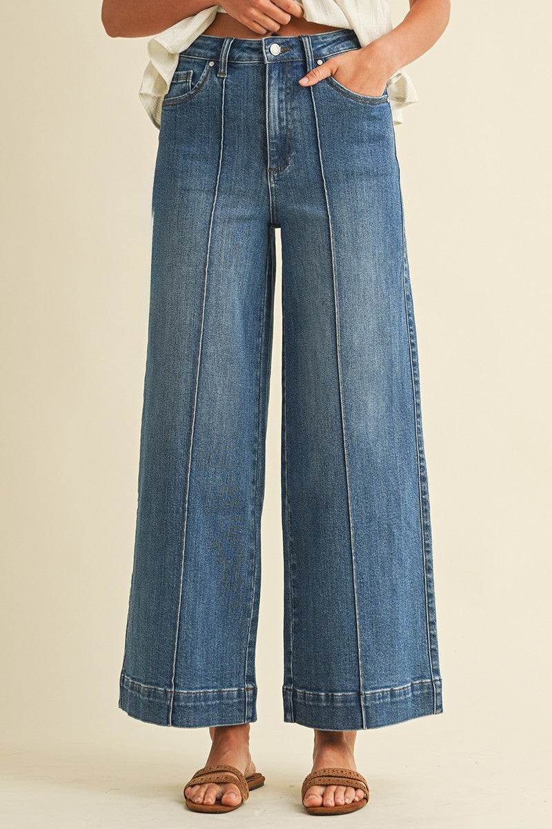 The Parker High Rise Wide Leg Jeans