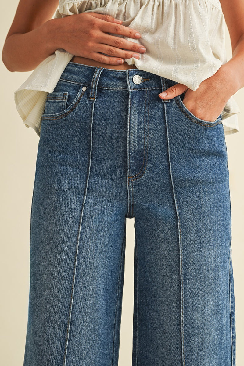 The Parker High Rise Wide Leg Jeans