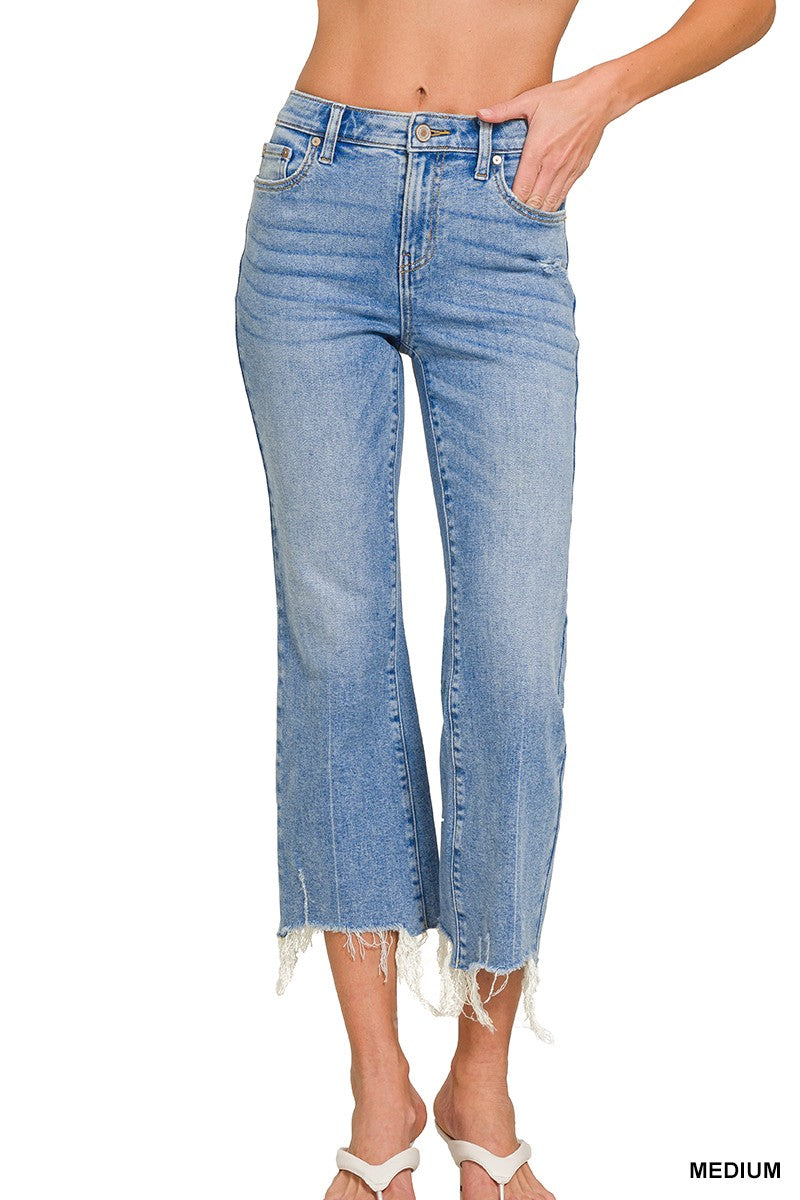 Kick Crop Flare Jeans