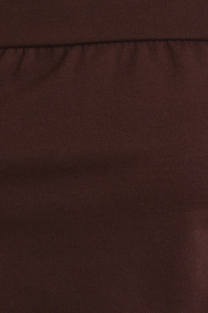 Cocoa Kiss Off-the-Shoulder Romper
