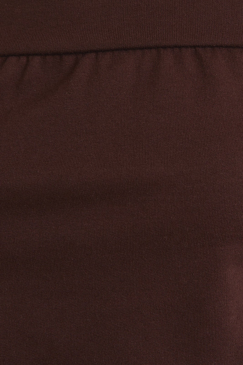 Cocoa Kiss Off-the-Shoulder Romper