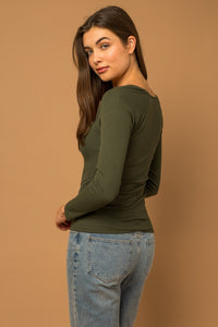 Square One Ribbed Top