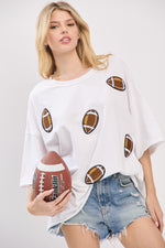 All Star Patchwork Football Tee