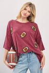 All Star Patchwork Football Tee