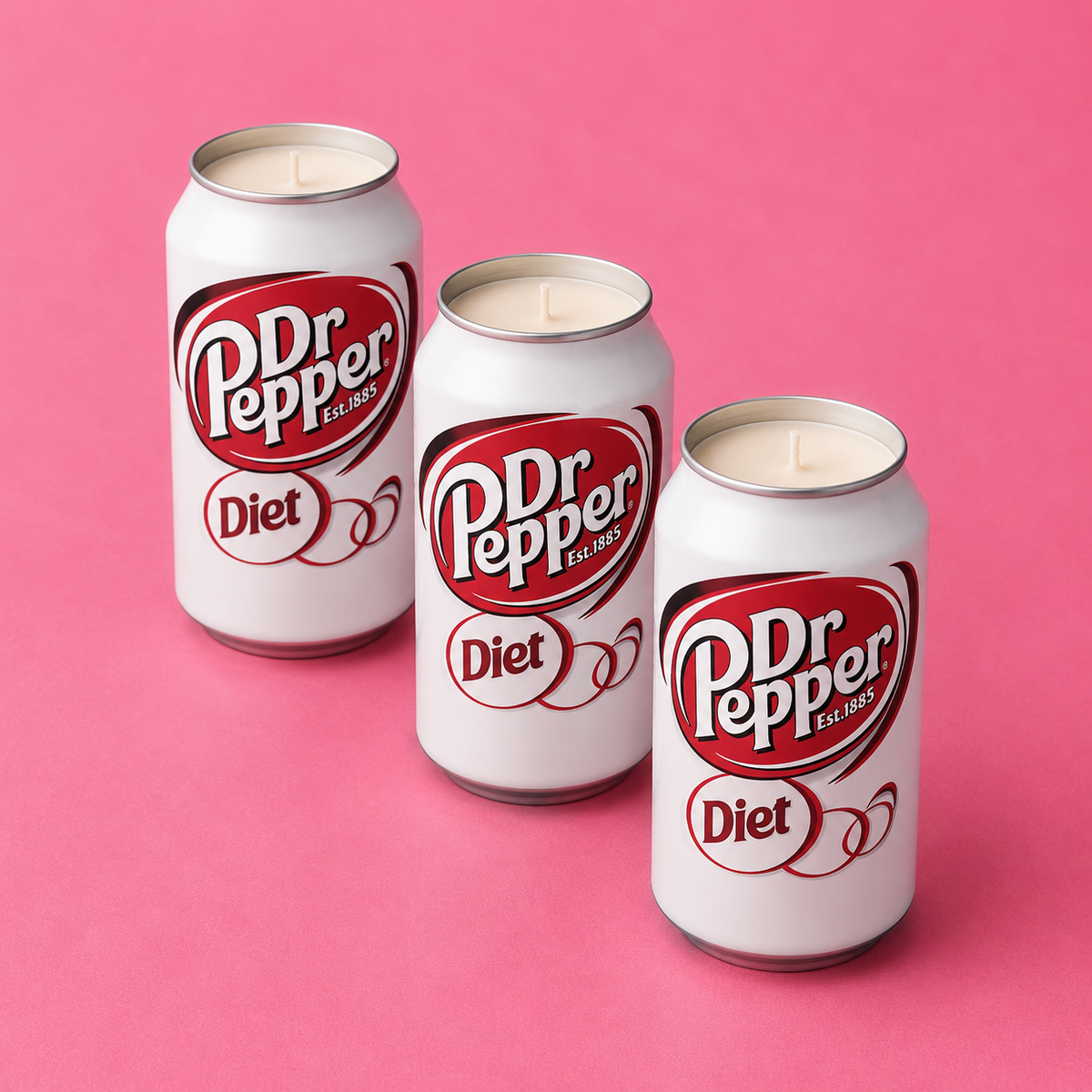 Diet Dr. Pepper Upcycled Candle