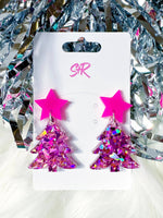 Hot Pink Acrylic Christmas Tree