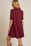 Merlot Moments Polo Dress