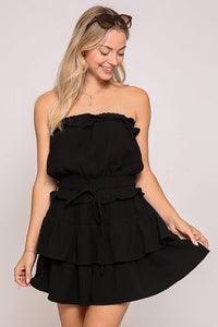Breezy Babe Cotton Gauze Tiered Dress
