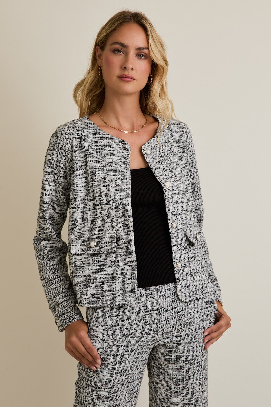 Upper East Elegance Tweed Jacket