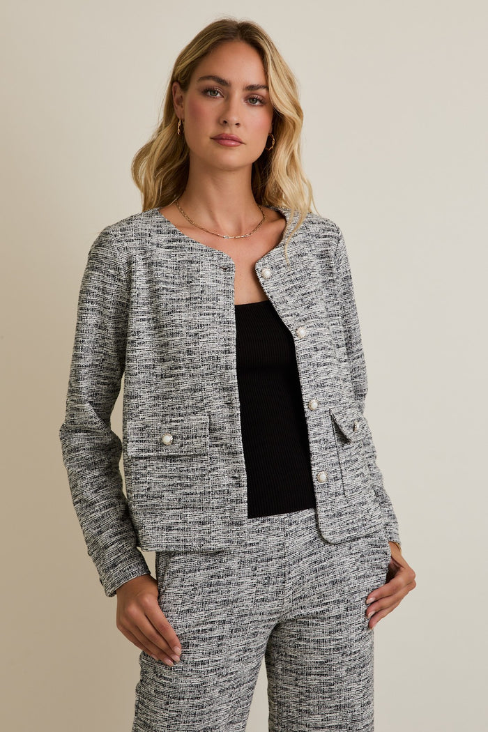 Upper East Elegance Tweed Jacket