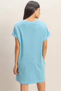 The Coffee Run Tee Dress