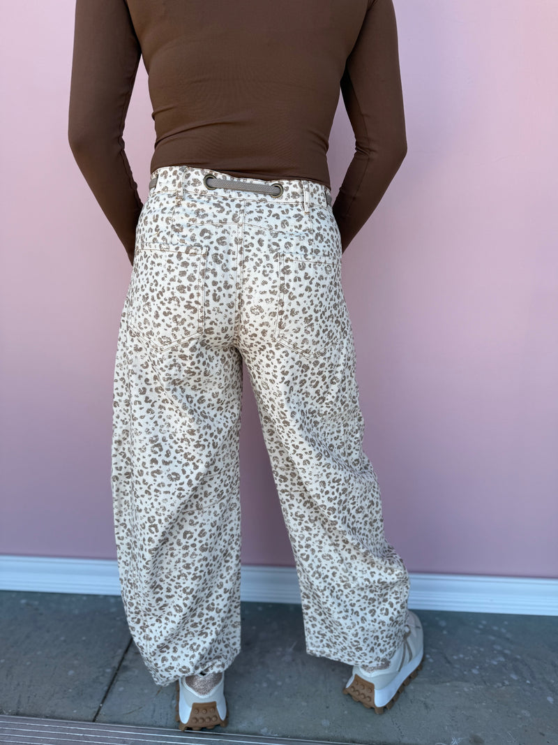 Wild Side Barrel Denim Pants