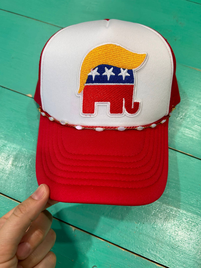 Trump Elephant Trucker