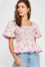 Bloom & Stitch Peplum Top
