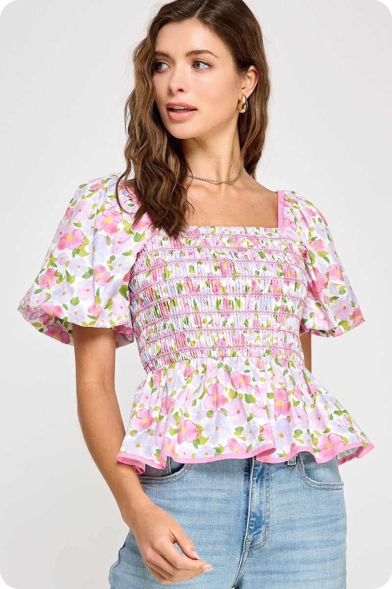 Bloom & Stitch Peplum Top