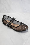 Mesh Mary Jane Flats