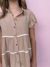 Portwood Tiered Button Dress