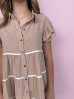 Portwood Tiered Button Dress