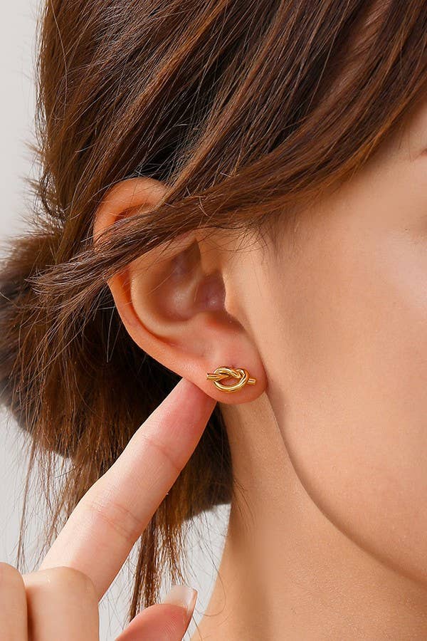 Knot Stud Earrings