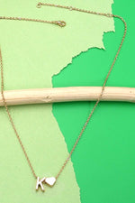 Heartfelt Initial Pendant Necklace