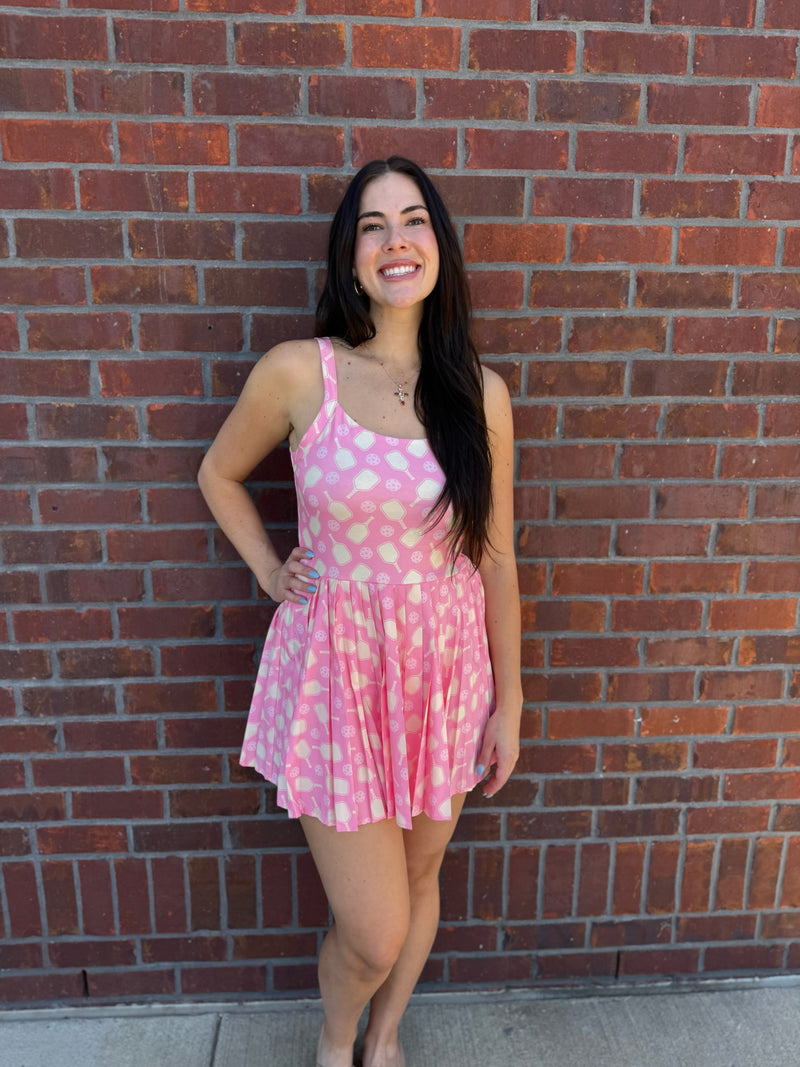 Polly Pickleball Dress Romper