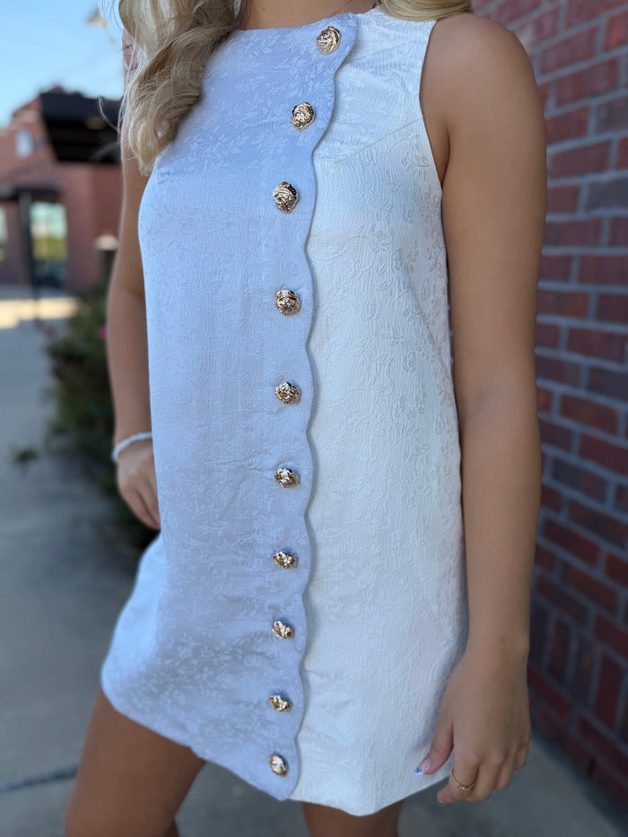 Charleston Button Dress
