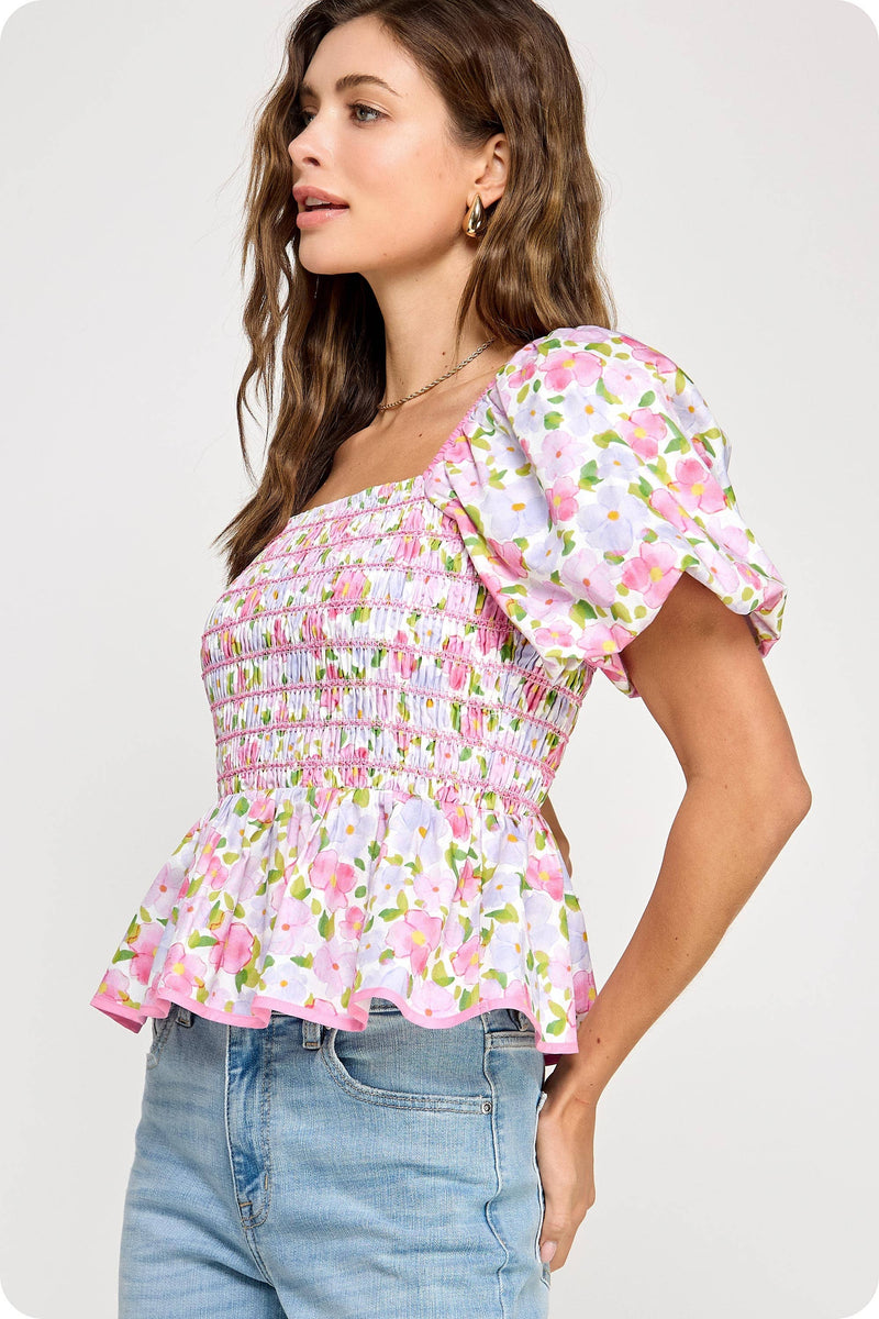 Bloom & Stitch Peplum Top