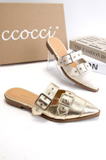 The Boss Babe Buckle Mules
