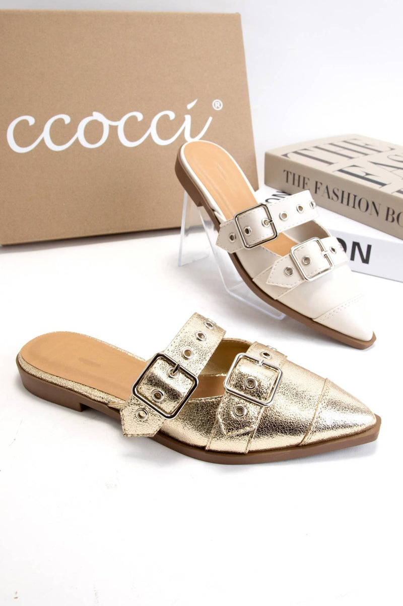 The Boss Babe Buckle Mules