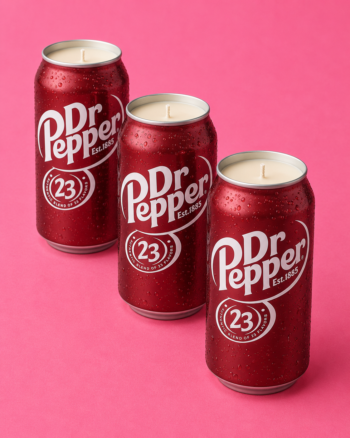 Dr. Pepper Upcycled Candle