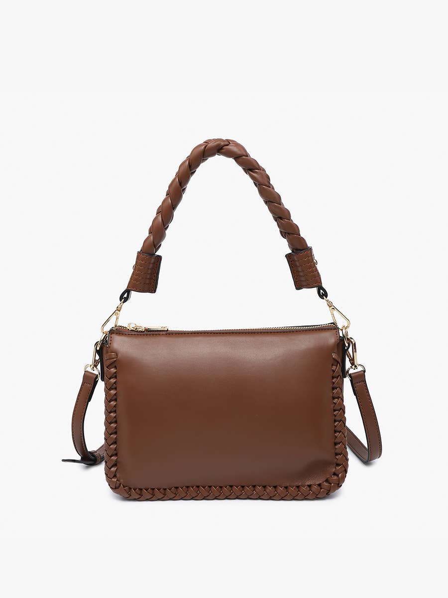 Judith Whipstitch Trim Shoulder Bag