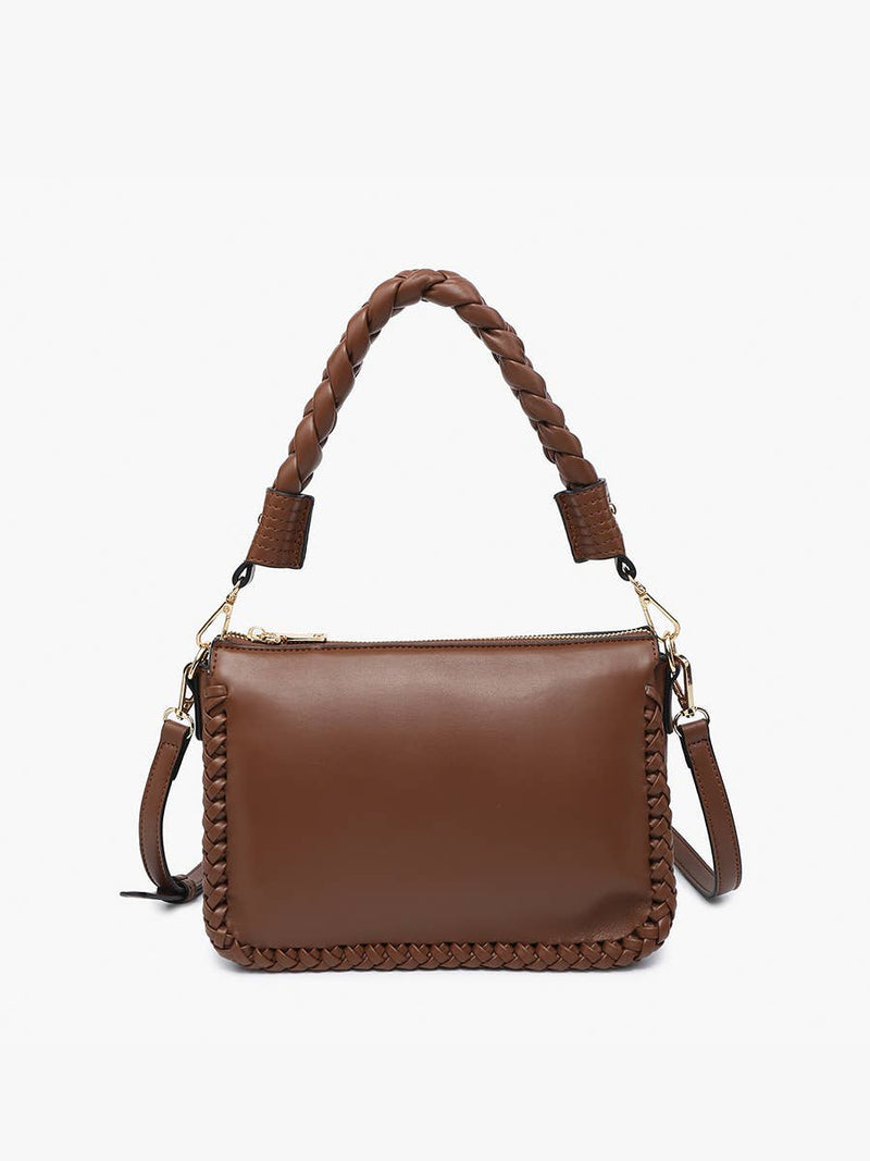Judith Whipstitch Trim Shoulder Bag