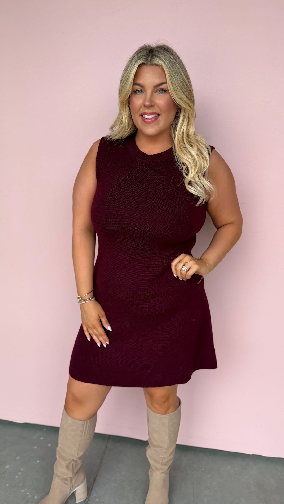 Meet Me in Manhattan Sweater Dress