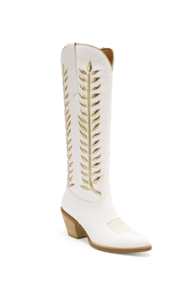 Golden Feather Boots