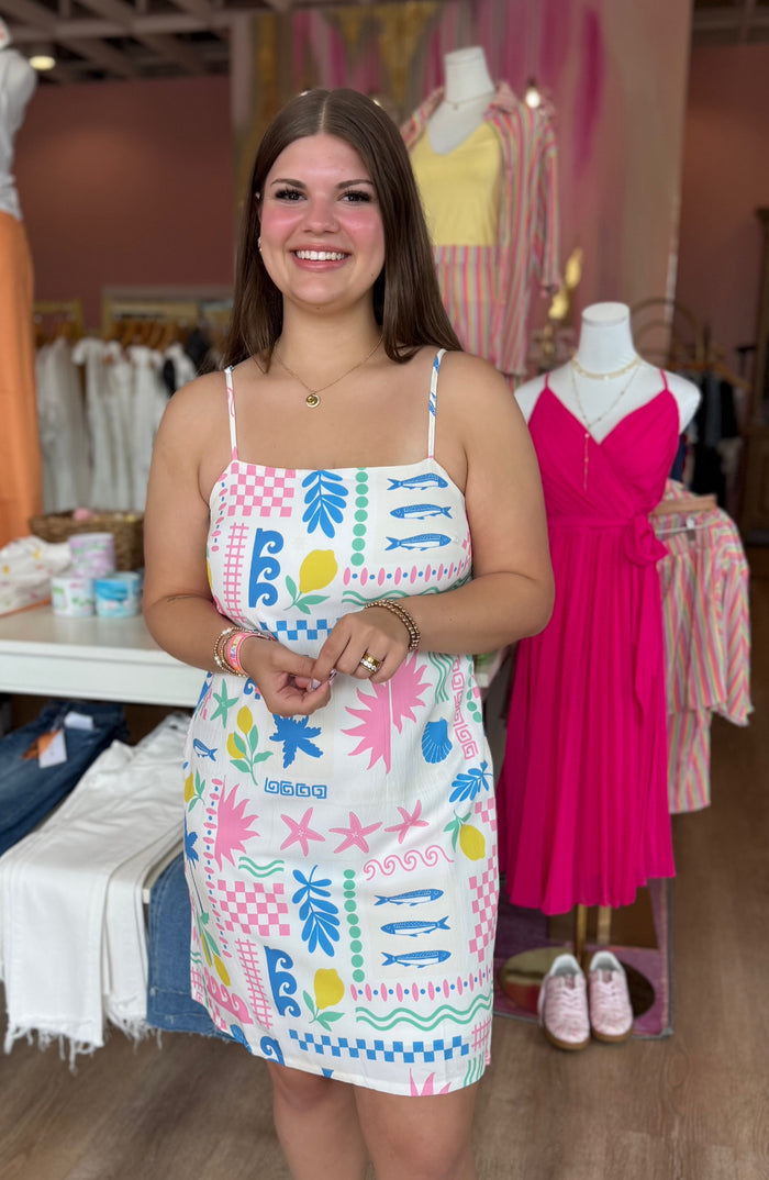 The Amalfi Postcard Dress
