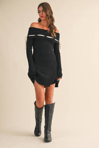 Ribbon & Romance Sweater Dress