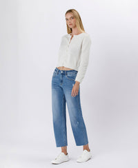High Rise Barrel Jeans
