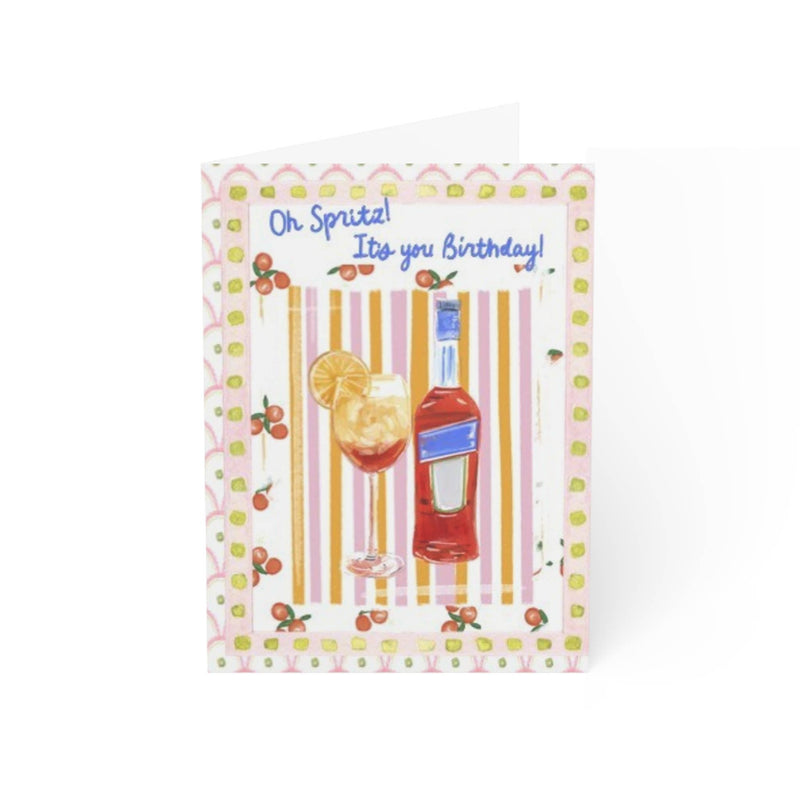 Oh Spritz Birthday Card