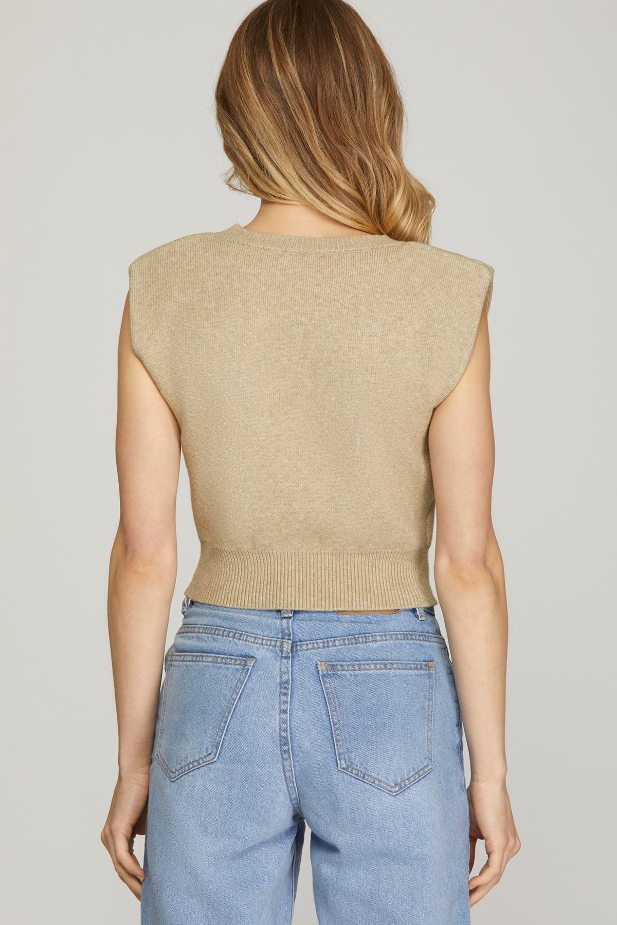 The Effortless Muse Padded Knit Top