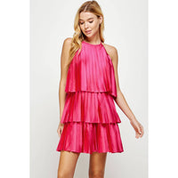 Twirl Me Pretty Satin Dress