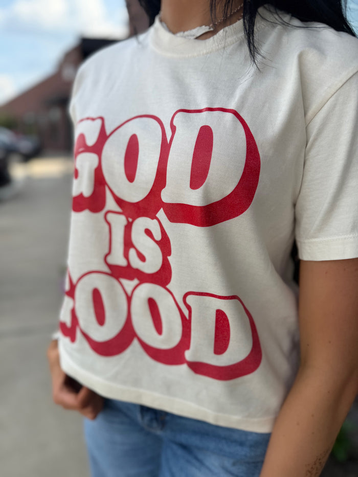 Good News Crop Tee