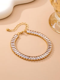 Baguette Crystal Tennis Bracelet
