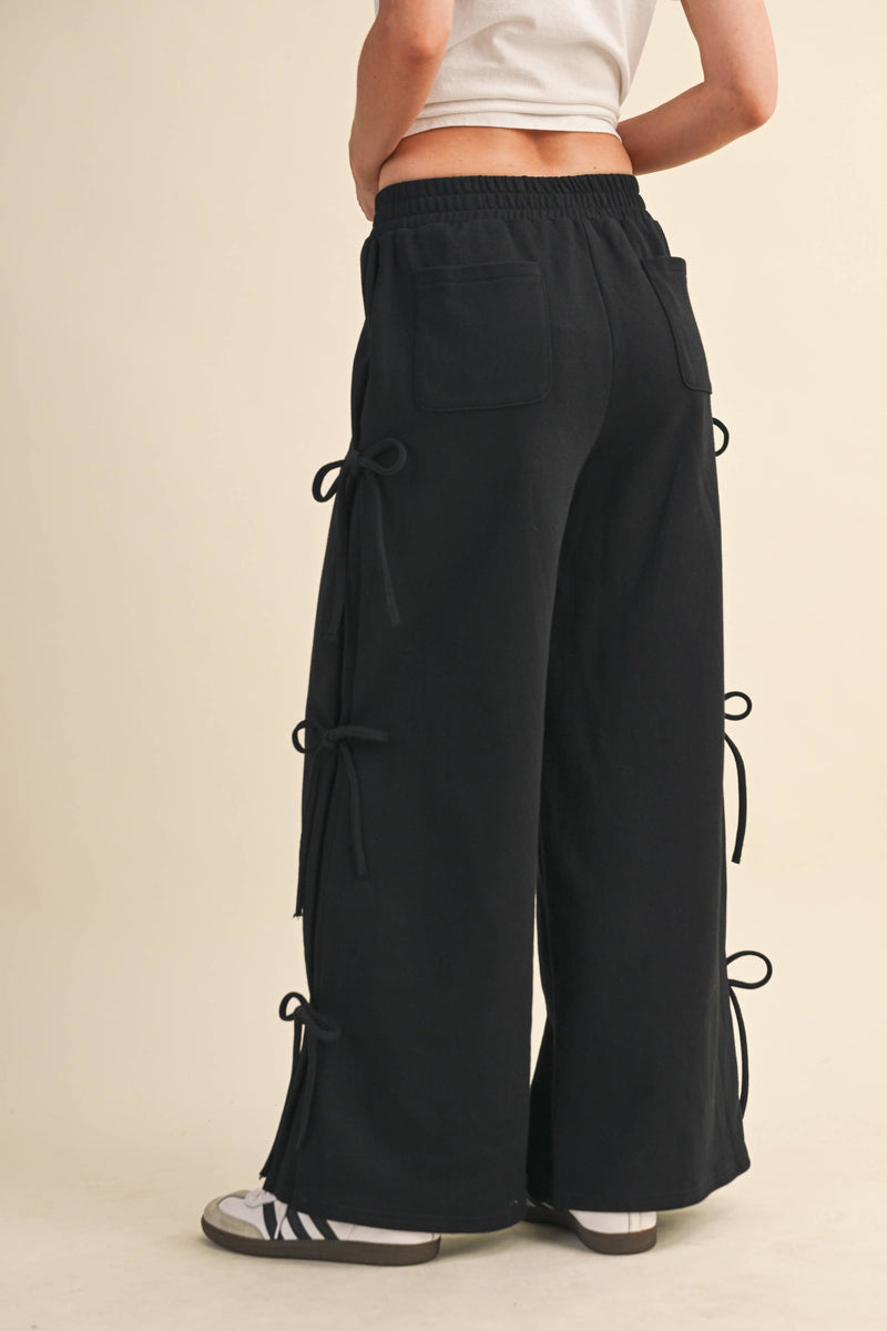 The Bow & Go Wide Leg Pants