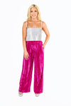 Sondra Fuchsia Velvet Pants