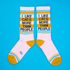 I Like Cats More Than People Socks