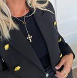 The Bella Lariat Cross Necklace ✨