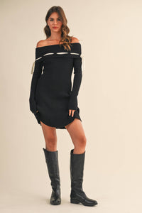 Ribbon & Romance Sweater Dress