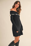 Ribbon & Romance Sweater Dress