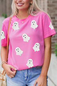 Sequin Halloween Ghost Shirt