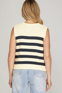 Riviera Stripe Knit Tank